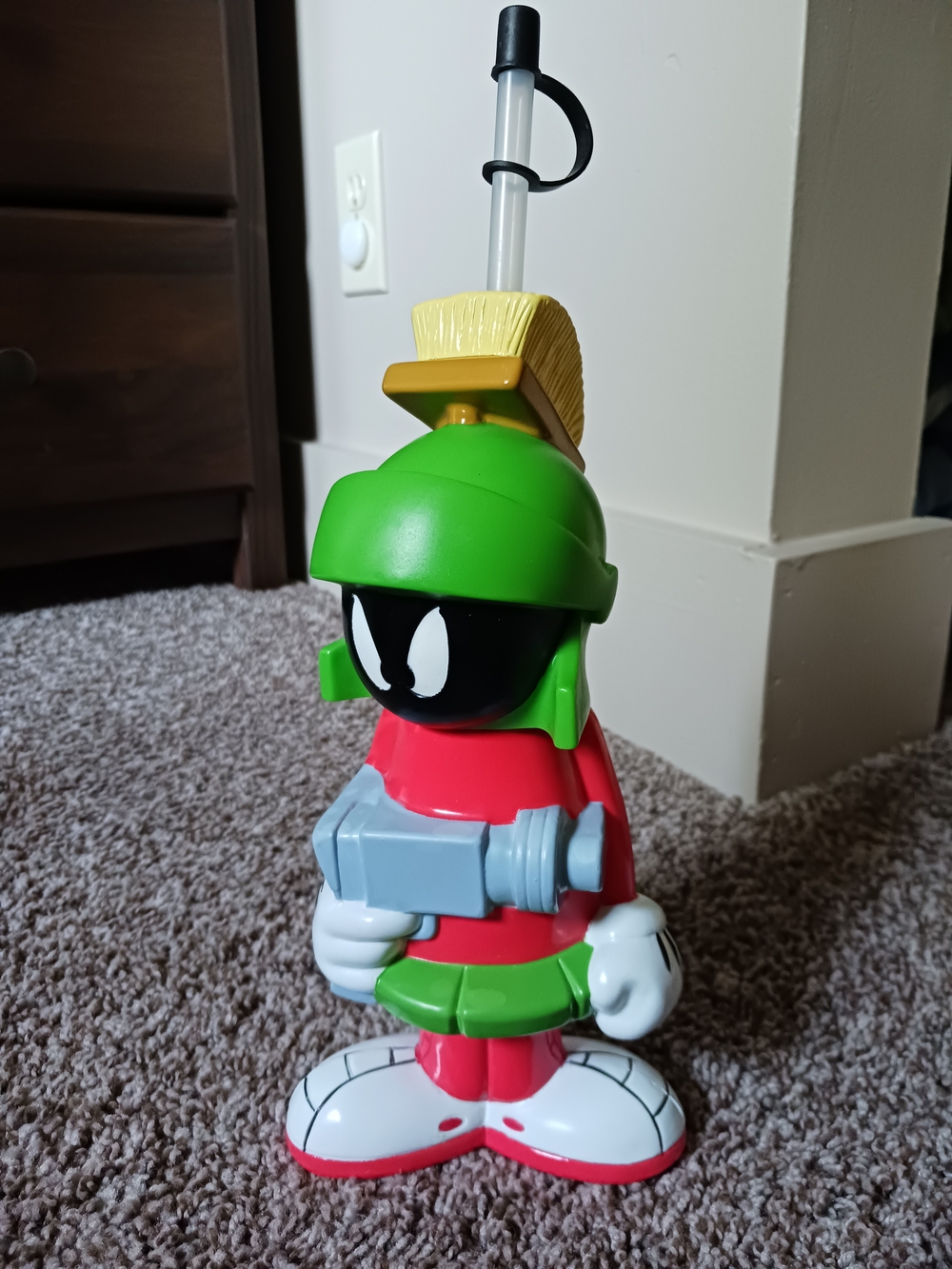 Vintage 1996 Marvin the Martian Big Sipper Water/Drink Bottle